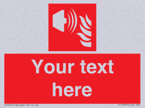 Custom Fire: Fire alarm sounder